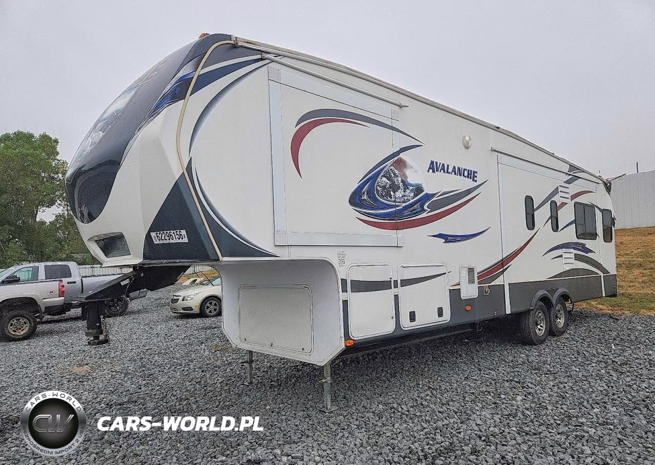 2013 Keystone Avalanche Camper VIN:4YDF34326DE760557 - 2