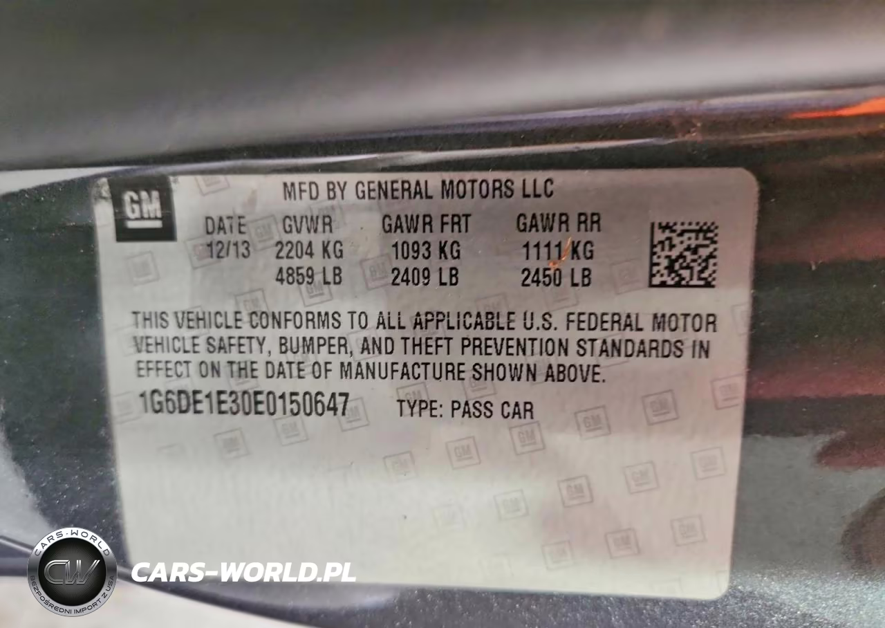 2014 Cadillac Cts VIN:1G6DE1E30E0150647 - 12