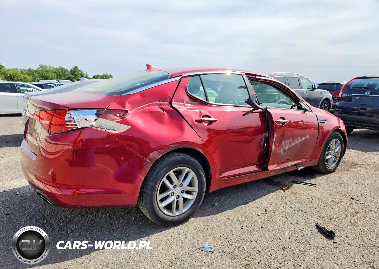 2013 Kia Optima Lx VIN:5XXGM4A71DG186187 - 3