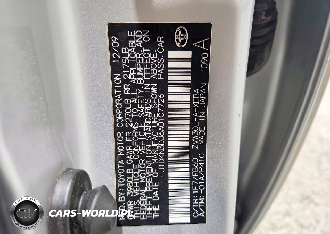 2010 Toyota Prius I VIN:JTDKN3DU6A0107726 - 12