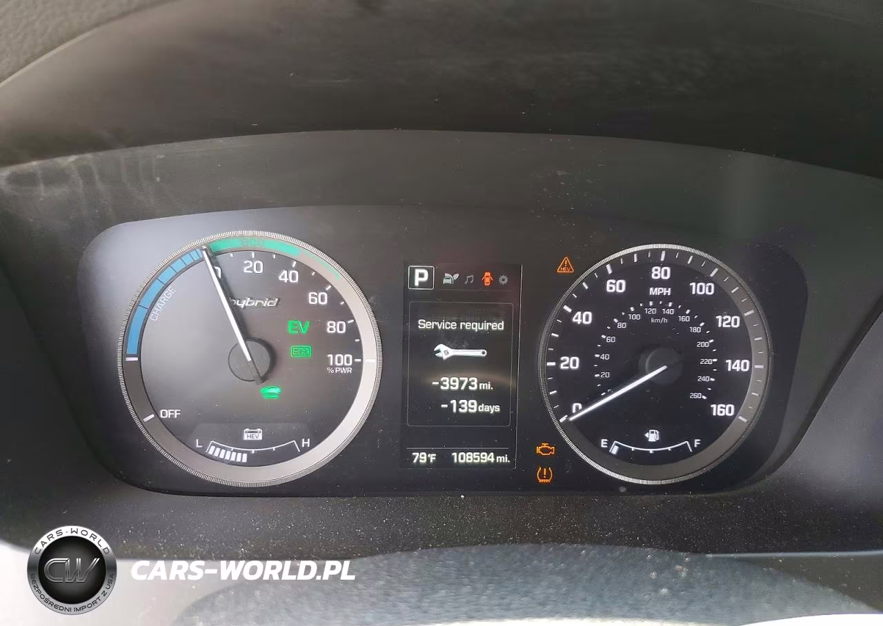 2016 Hyundai Sonata Hybrid Se VIN:KMHE24L15GA022247 - 9