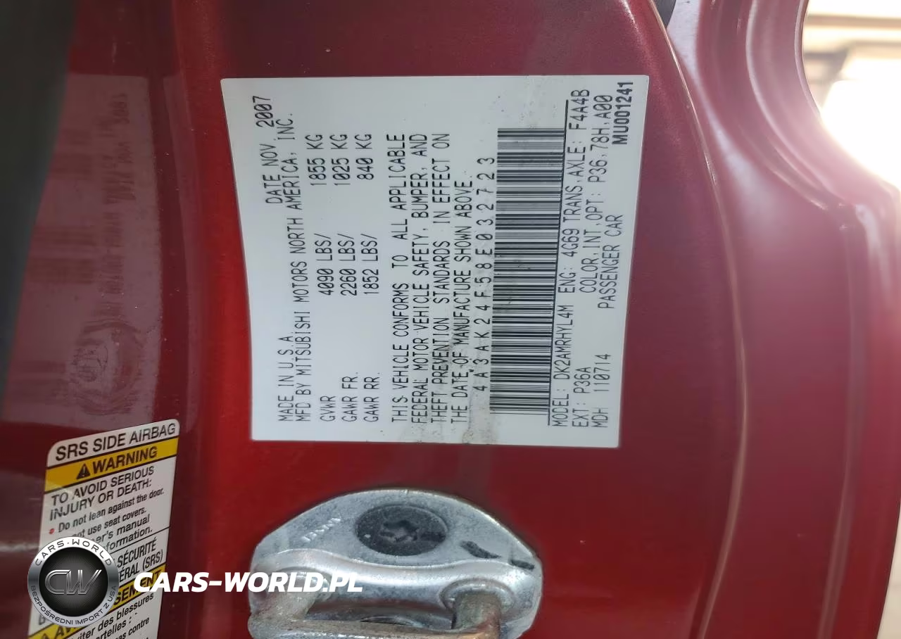 2008 Mitsubishi Eclipse Gs VIN:4A3AK24F58E032723 - 12