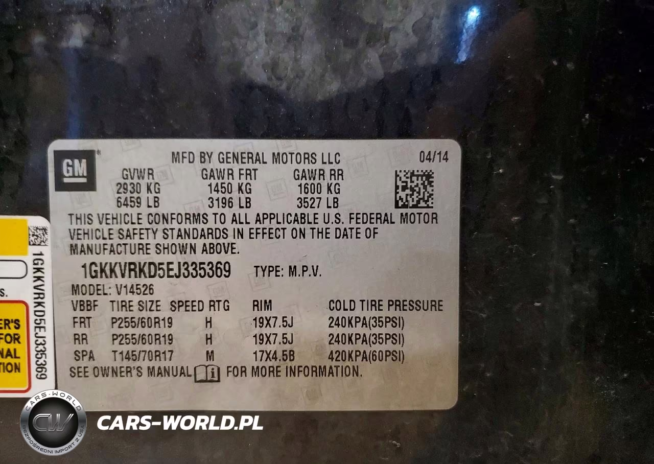 2014 GMC Acadia Slt-1 VIN:1GKKVRKD5EJ335369 - 12