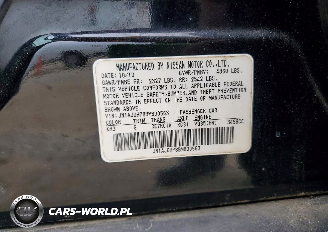 2011 Infiniti Ex35 Base VIN:JN1AJ0HP8BM800563 - 14