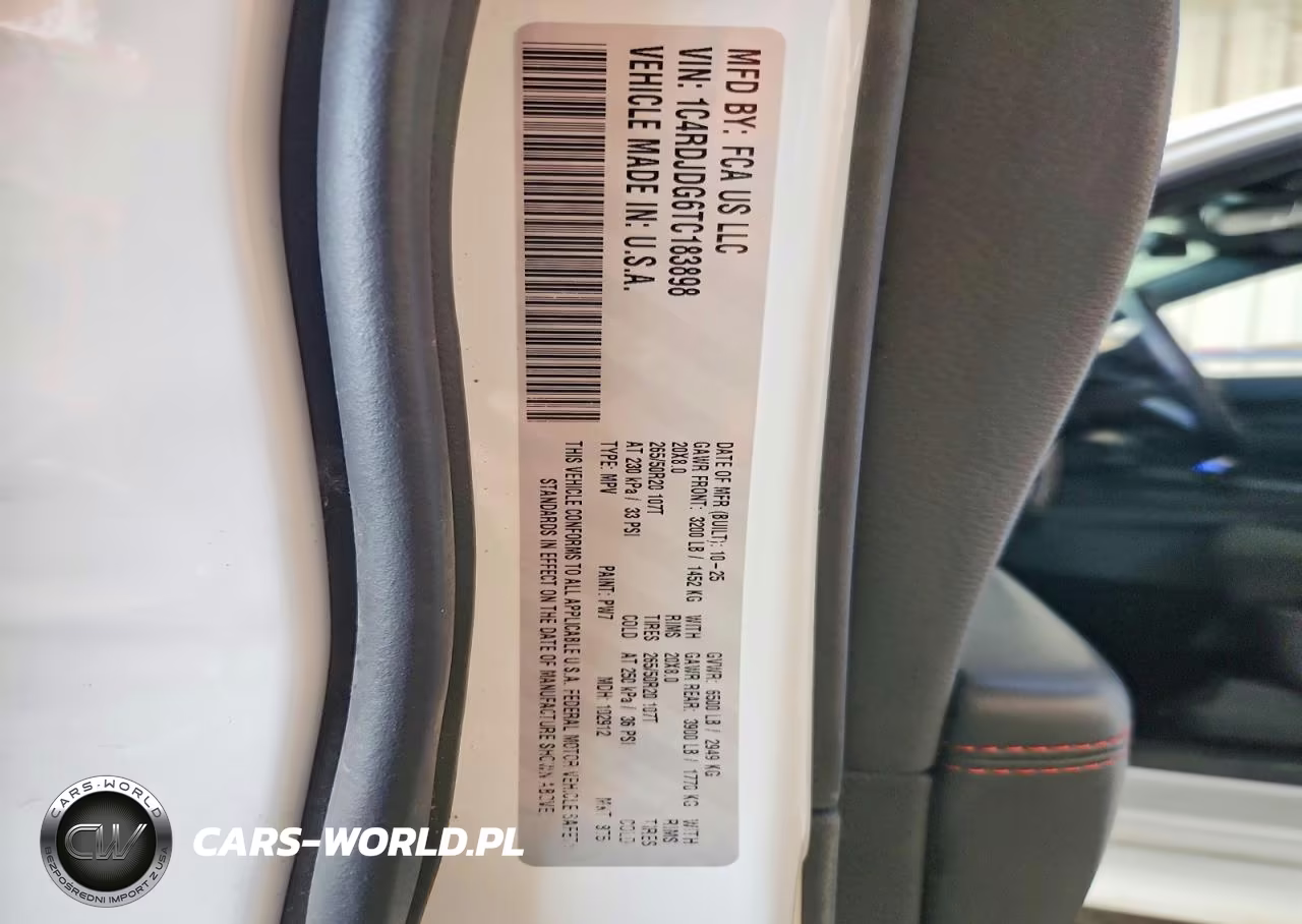 2026 Dodge Durango Gt VIN:1C4RDJDG6TC183898 - 14
