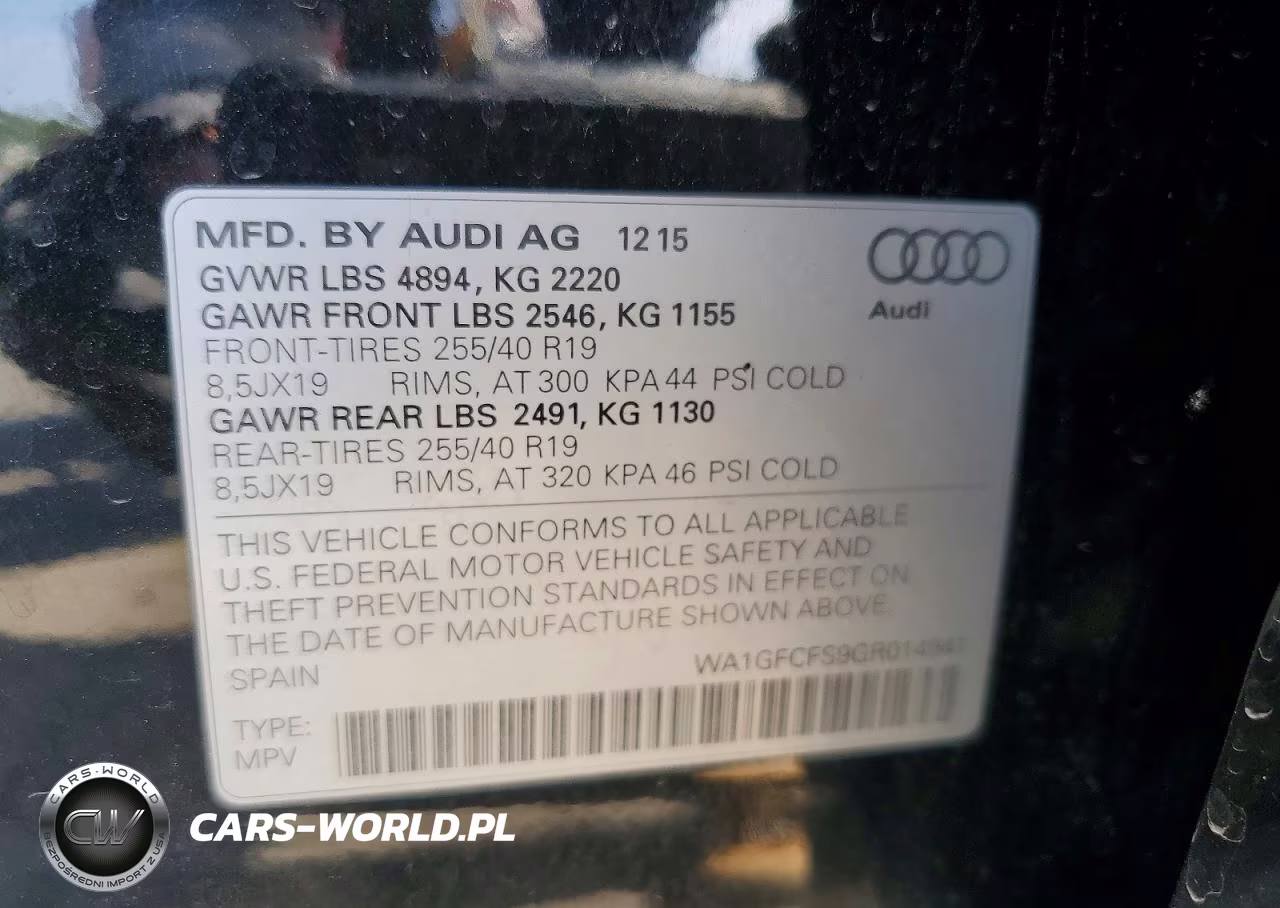 2016 Audi Q3 Prestige VIN:WA1GFCFS9GR014941 - 13