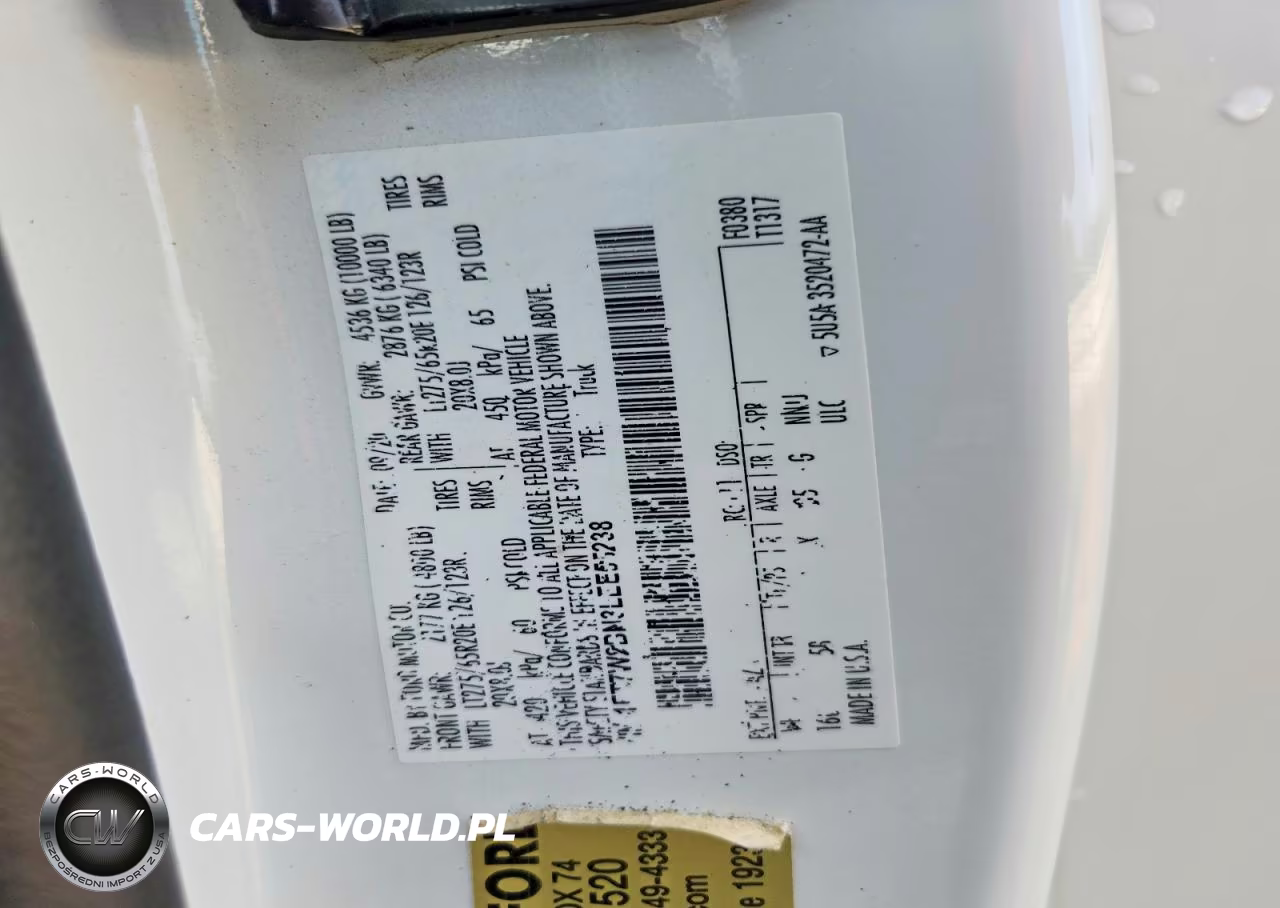 2020 Ford F250 Super Duty VIN:1FT7W2BN3LEE55238 - 13