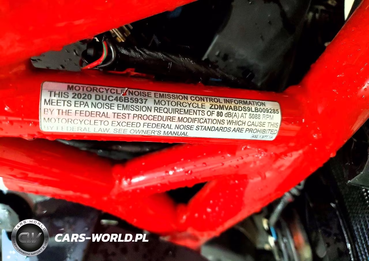 2020 Ducati Supersport VIN:ZDMVABDS9LB009285 - 9