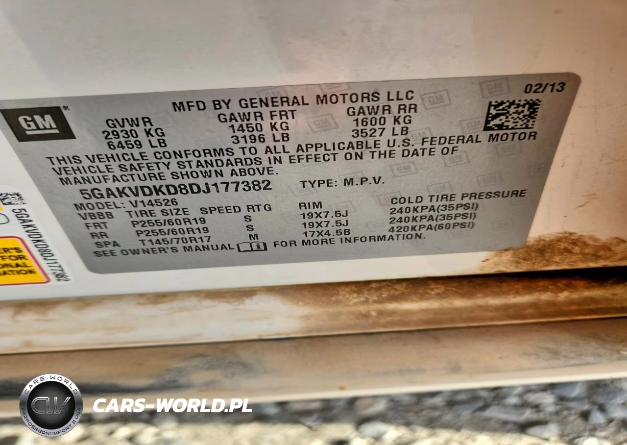 2013 Buick Enclave VIN:5GAKVDKD8DJ177382 - 13