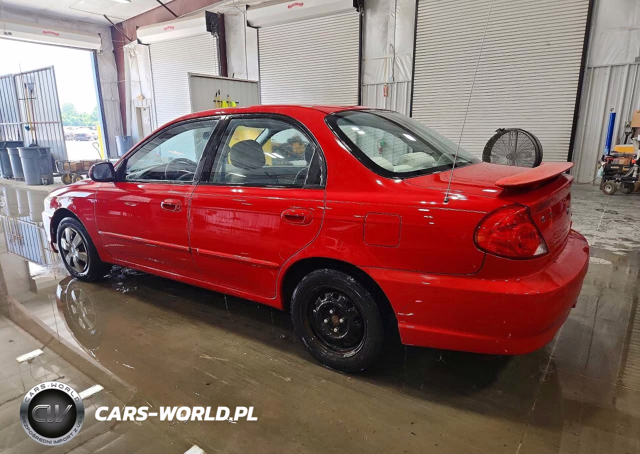 2004 Kia Spectra Base VIN:KNAFB121545309971 - 2