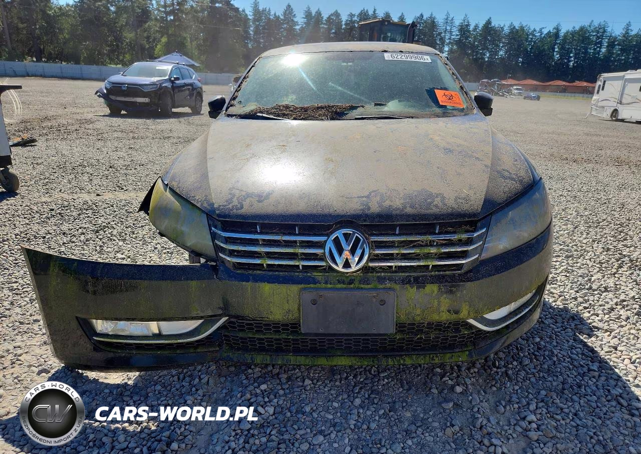 2013 Volkswagen Passat Se VIN:1VWBN7A35DC068565 - 5
