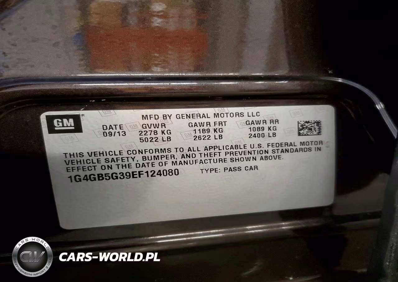 2014 Buick Lacrosse VIN:1G4GB5G39EF124080 - 12
