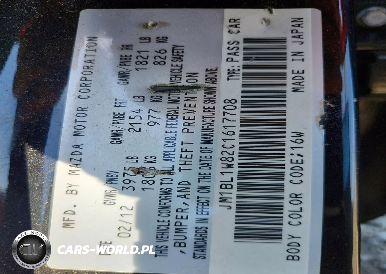 2012 Mazda 3 I VIN:JM1BL1W82C1617708 - 12
