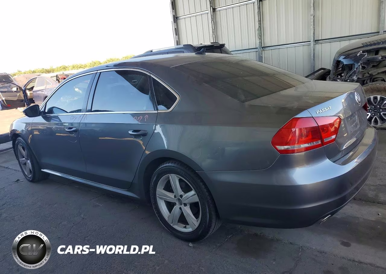 2012 Volkswagen Passat Se VIN:1VWBP7A34CC105310 - 2