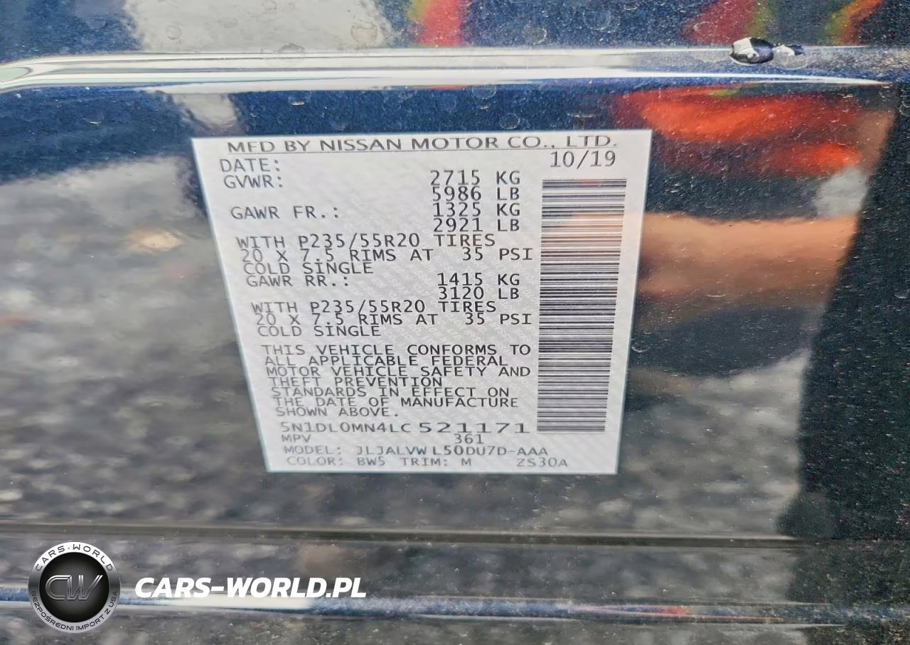 2020 Infiniti Qx60 Luxe VIN:5N1DL0MN4LC521171 - 12