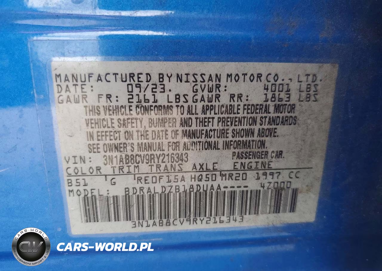 2024 Nissan Sentra Sv VIN:3N1AB8CV9RY216343 - 12