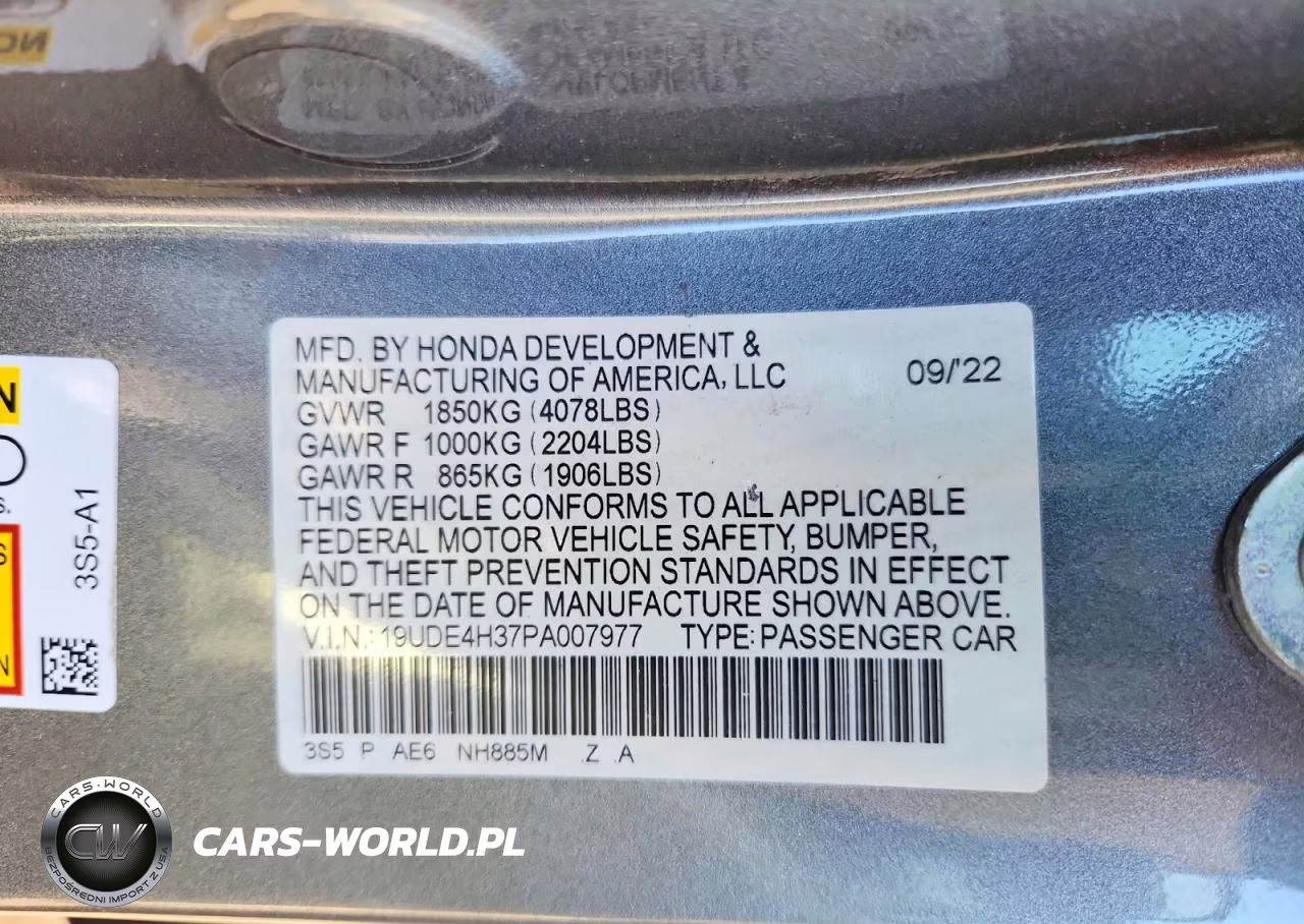 2023 Acura Integra A-Spec VIN:19UDE4H37PA007977 - 12