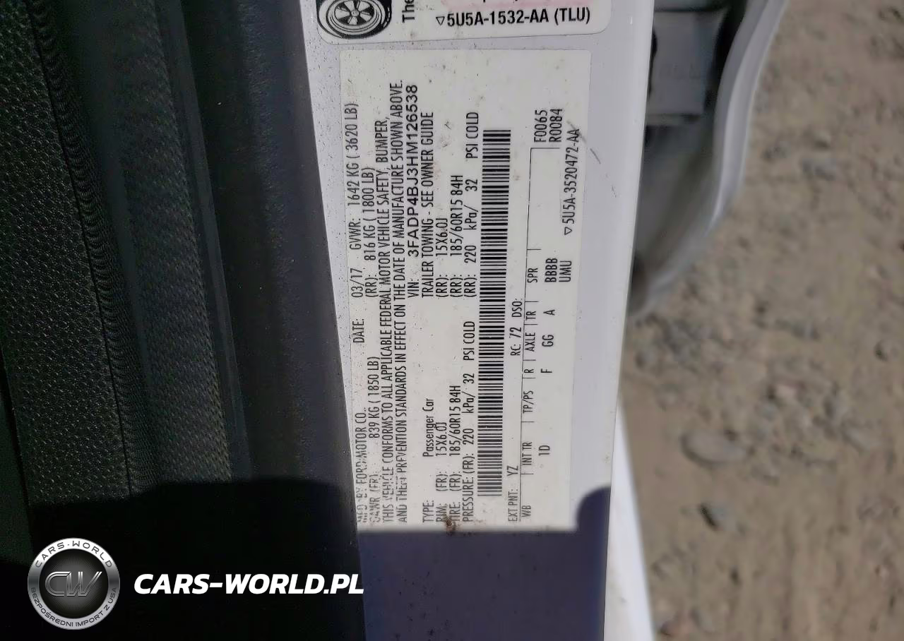 2017 Ford Fiesta Se VIN:3FADP4BJ3HM126538 - 12