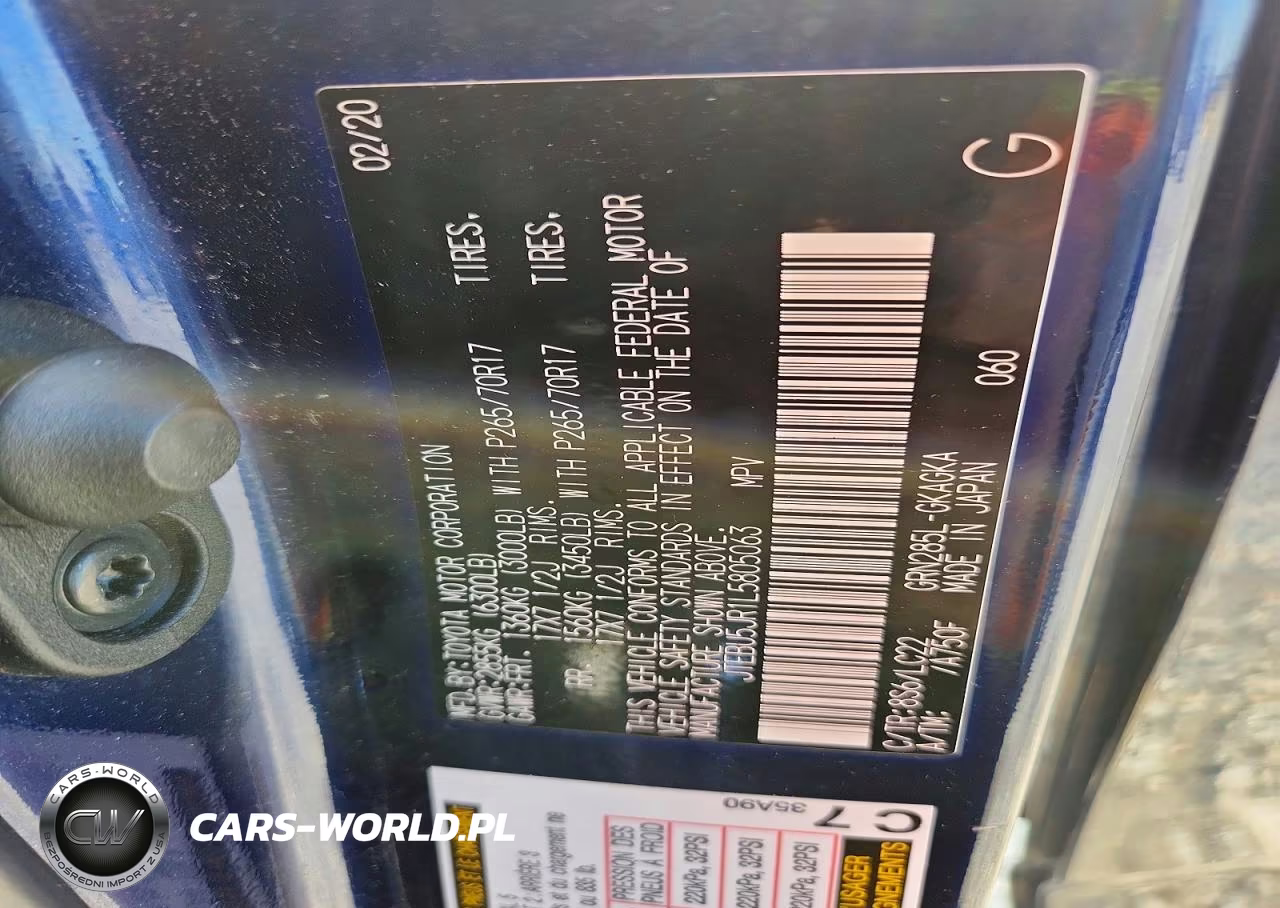 2020 Toyota 4Runner Trd Off-Road Premium VIN:JTEBU5JR1L5805063 - 14
