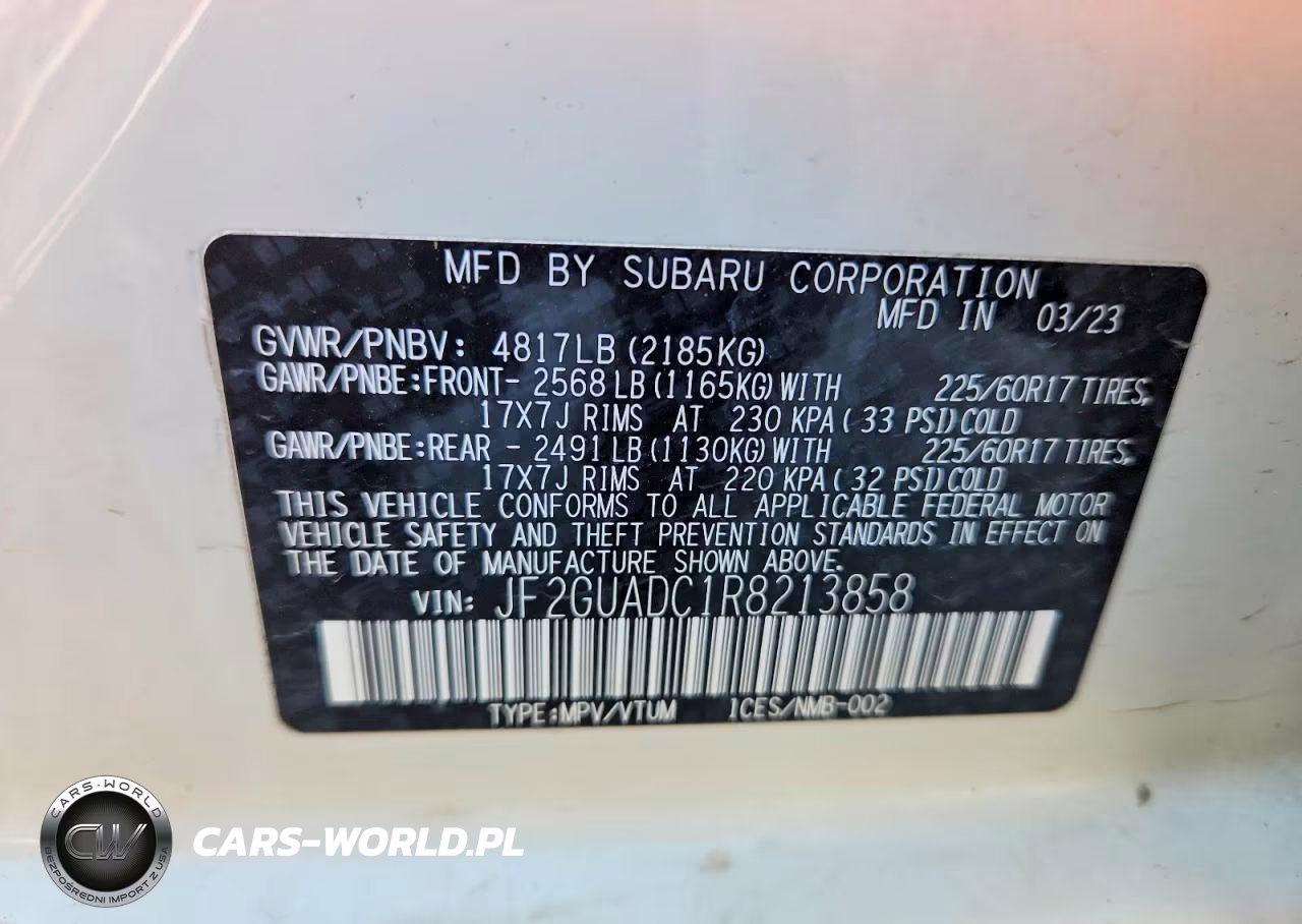 2024 Subaru Crosstrek Premium VIN:JF2GUADC1R8213858 - 13