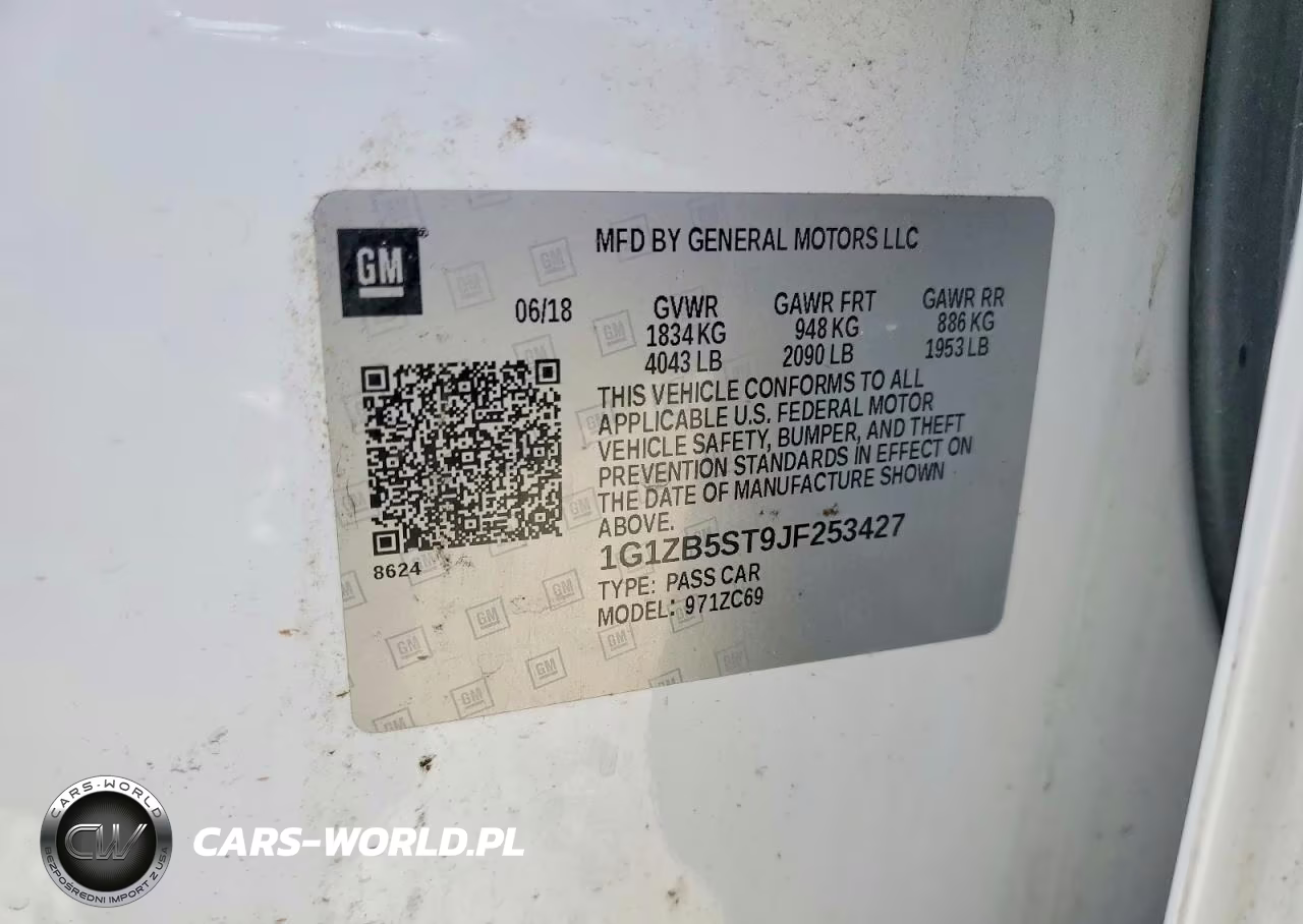 2018 Chevrolet Malibu Ls VIN:1G1ZB5ST9JF253427 - 12