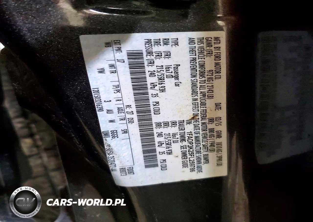 2015 Ford Focus Se VIN:1FADP3K25FL259786 - 13