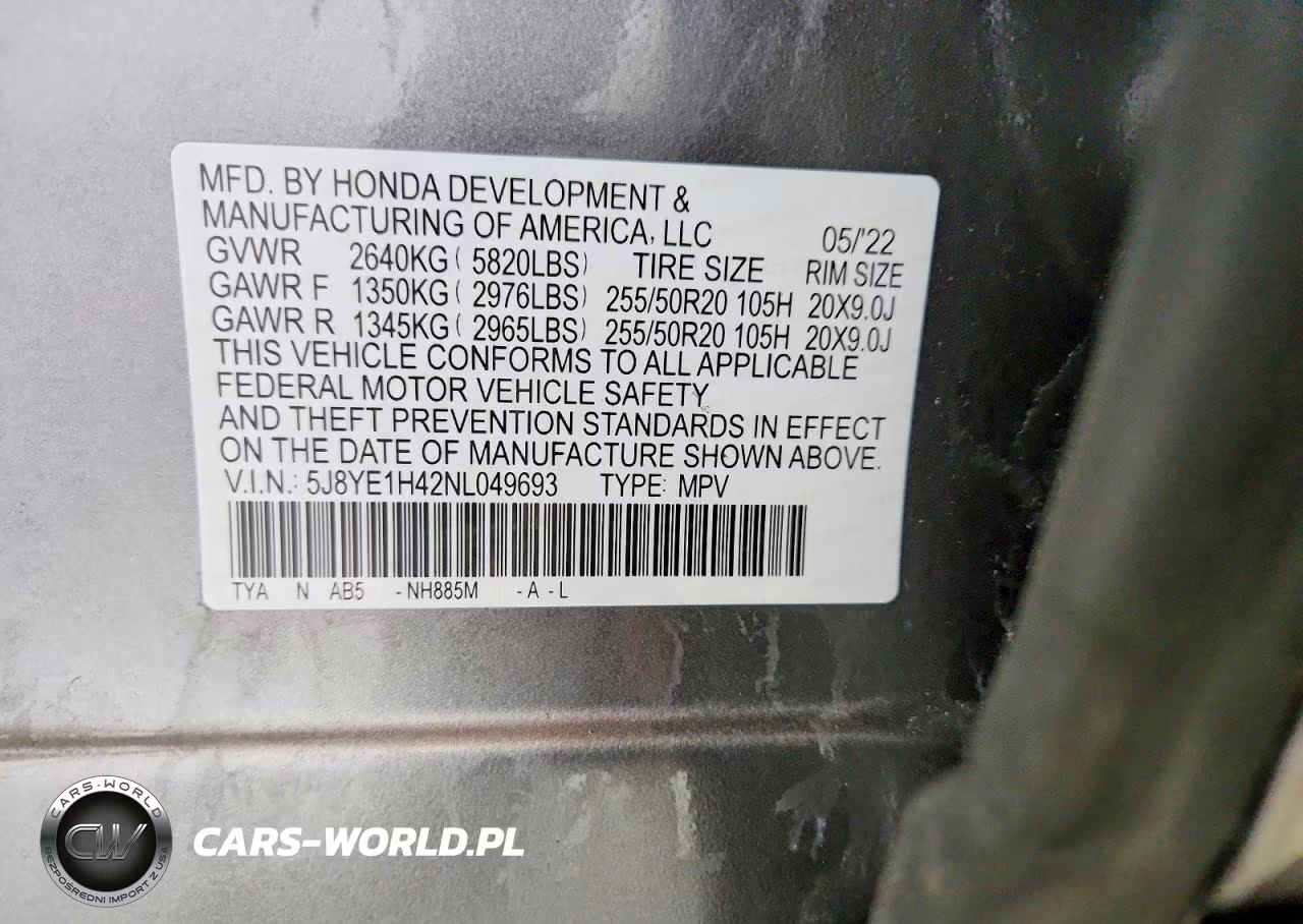 2022 Acura Mdx Technology VIN:5J8YE1H42NL049693 - 13