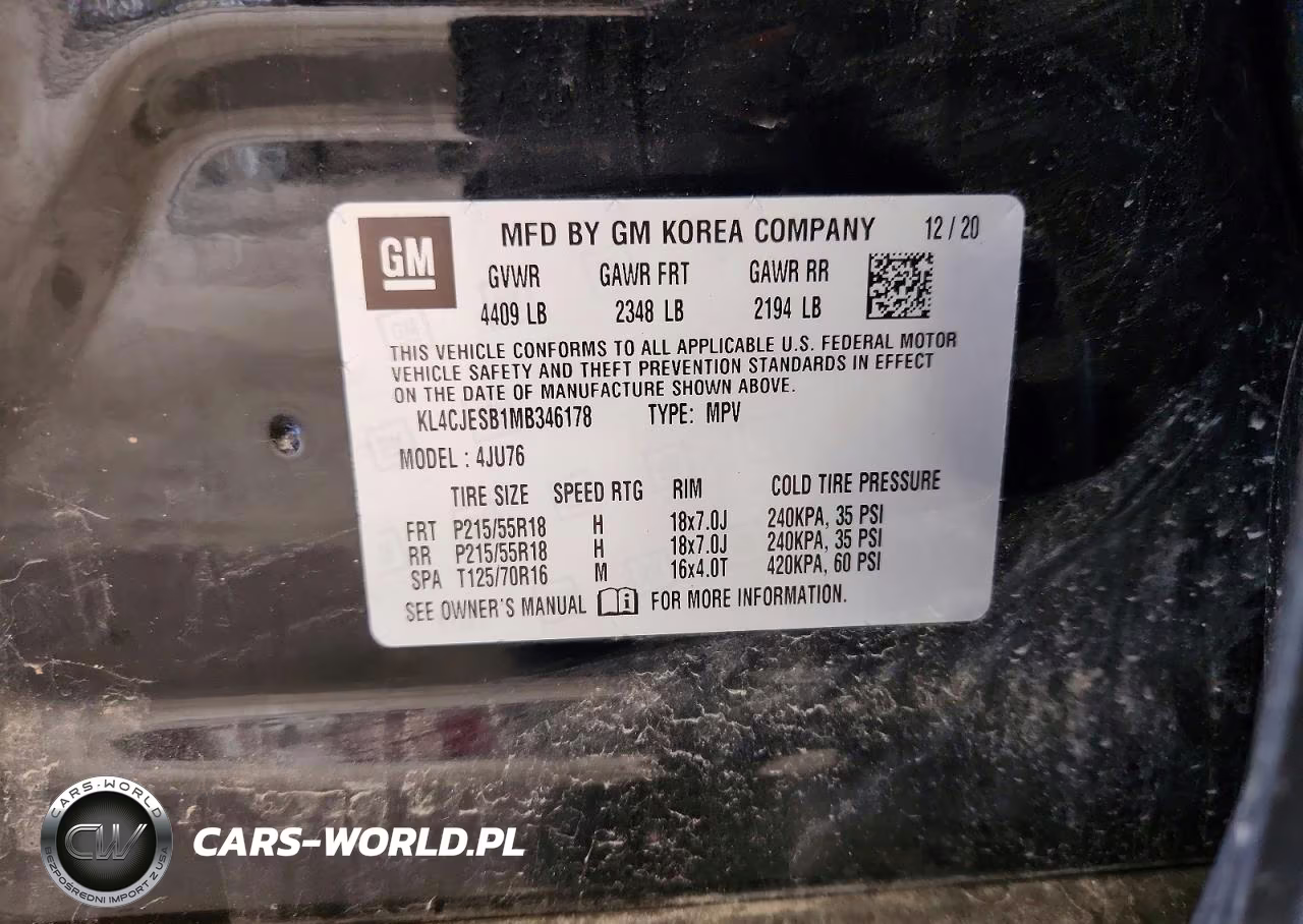 2021 Buick Encore Preferred VIN:KL4CJESB1MB346178 - 14