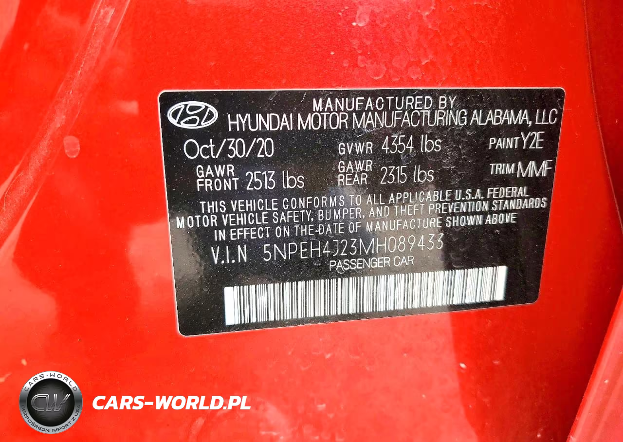 2021 Hyundai Sonata Limited VIN:5NPEH4J23MH089433 - 13