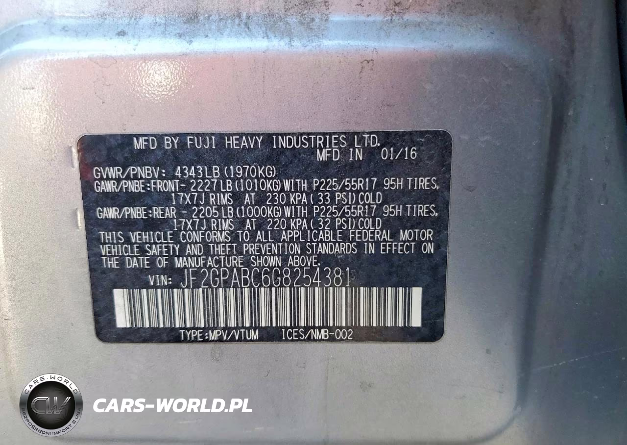 2016 Subaru Crosstrek Premium VIN:JF2GPABC6G8254381 - 13