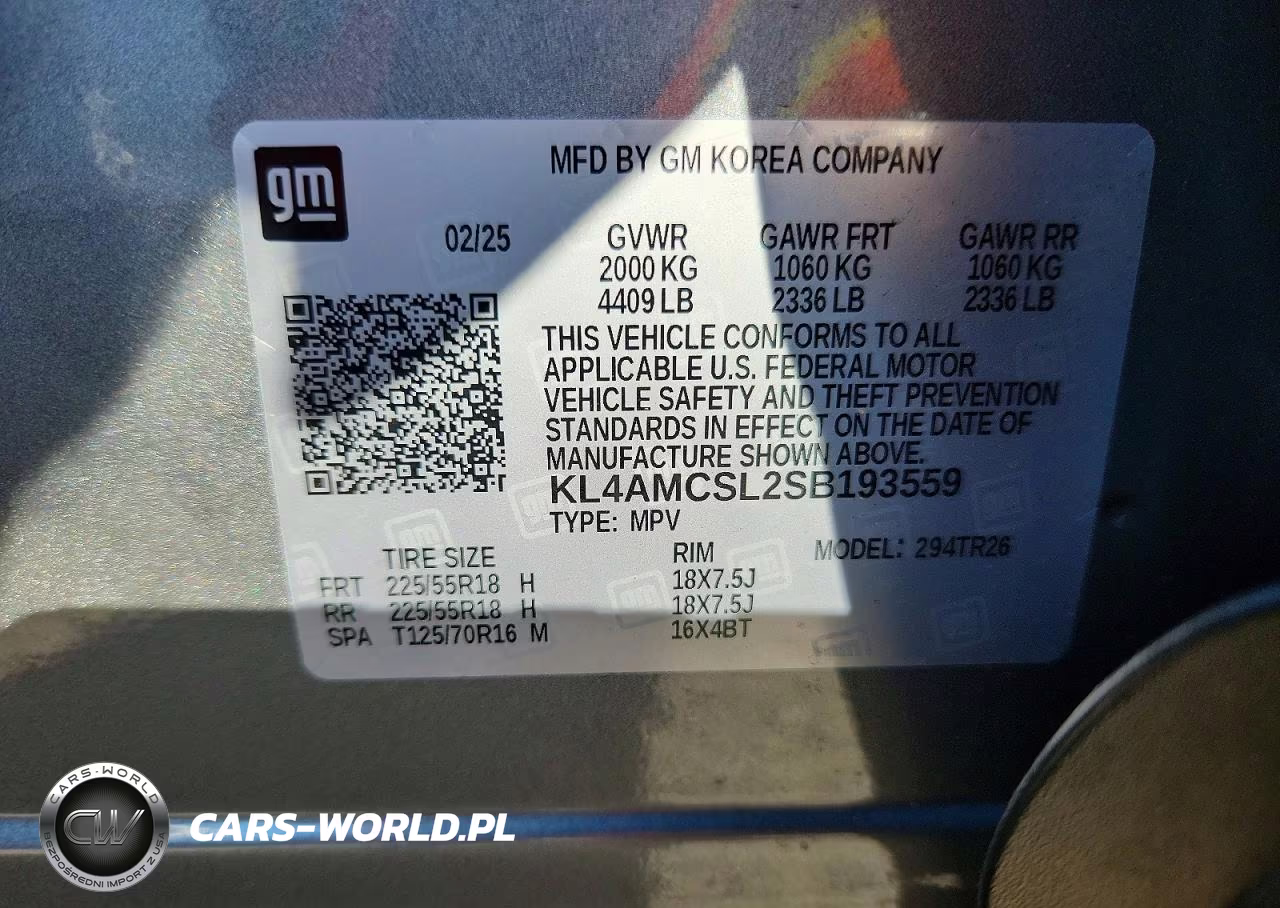2025 Buick Encore Gx Preferred VIN:KL4AMCSL2SB193559 - 13