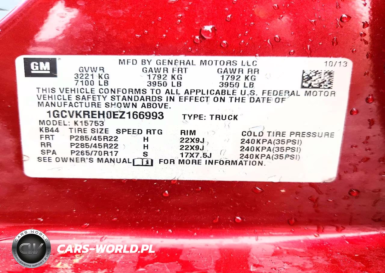 2014 Chevrolet Silverado K1500 Lt VIN:1GCVKREH0EZ166993 - 12