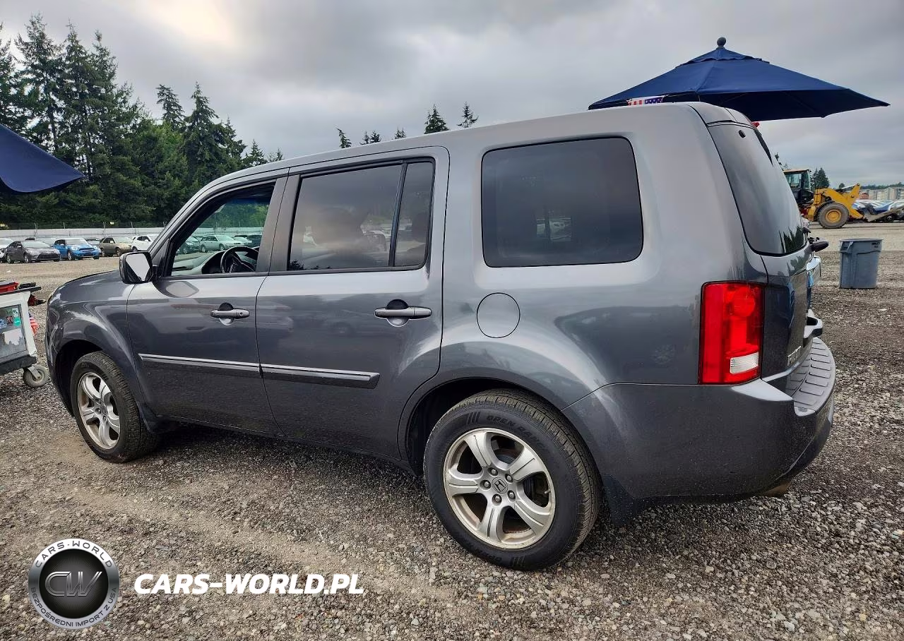 2012 Honda Pilot Exl VIN:5FNYF4H55CB013633 - 2