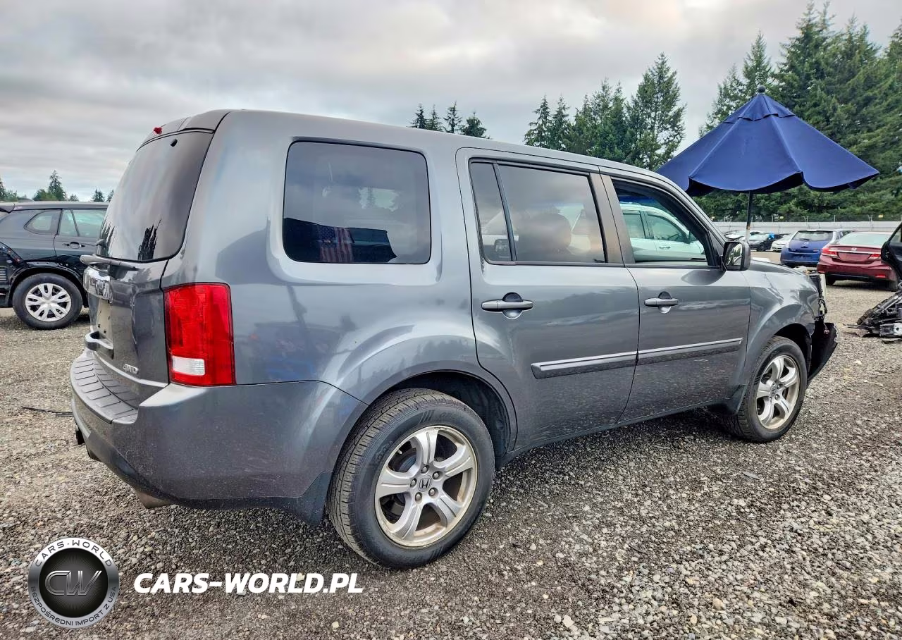 2012 Honda Pilot Exl VIN:5FNYF4H55CB013633 - 3