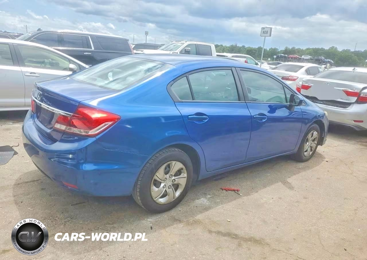 2014 Honda Civic Lx VIN:19XFB2F58EE004184 - 3