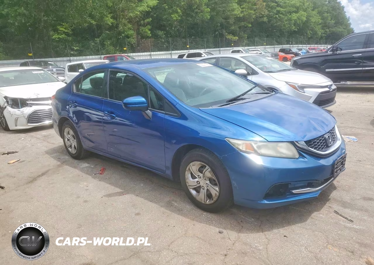 2014 Honda Civic Lx VIN:19XFB2F58EE004184 - 4
