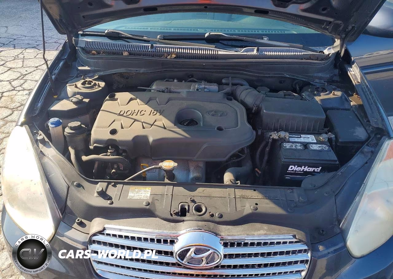 2008 Hyundai Accent Gls VIN:KMHCN46C98U175452 - 11