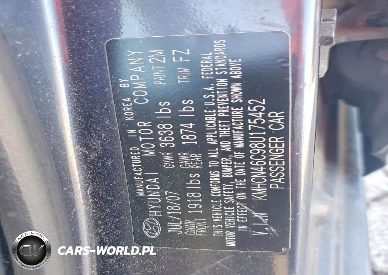 2008 Hyundai Accent Gls VIN:KMHCN46C98U175452 - 12