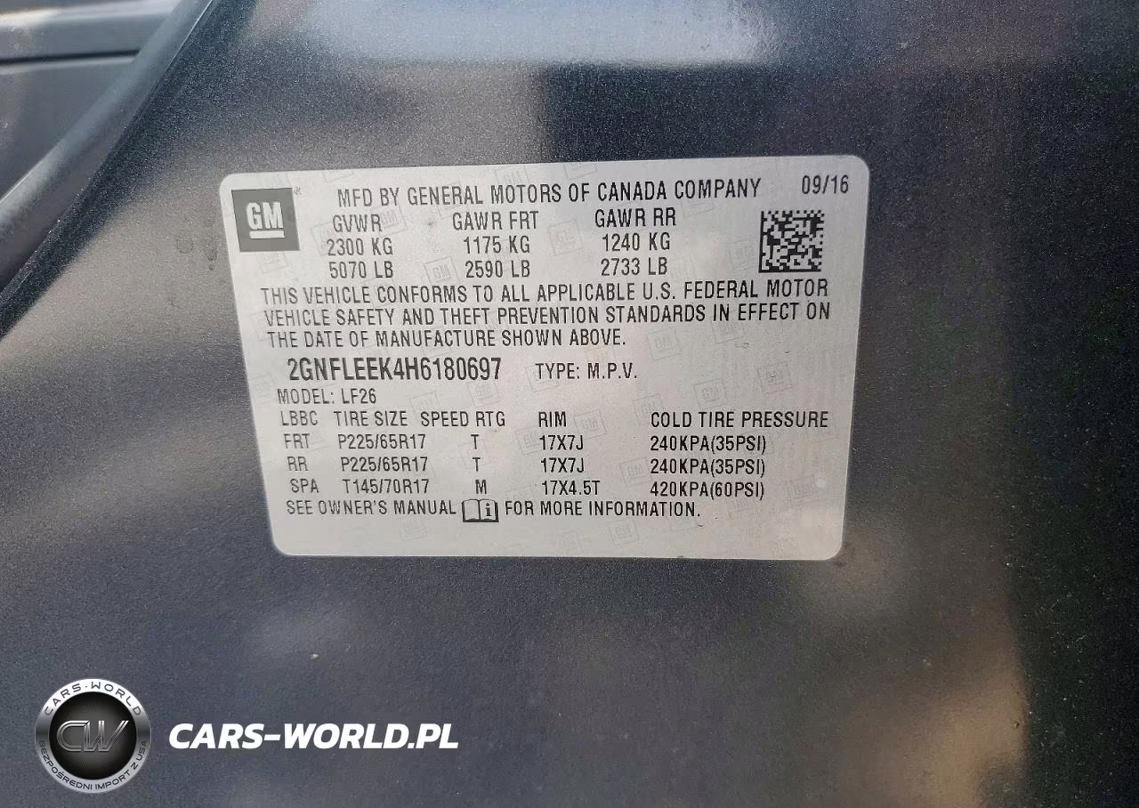 2017 Chevrolet Equinox Ls VIN:2GNFLEEK4H6180697 - 13
