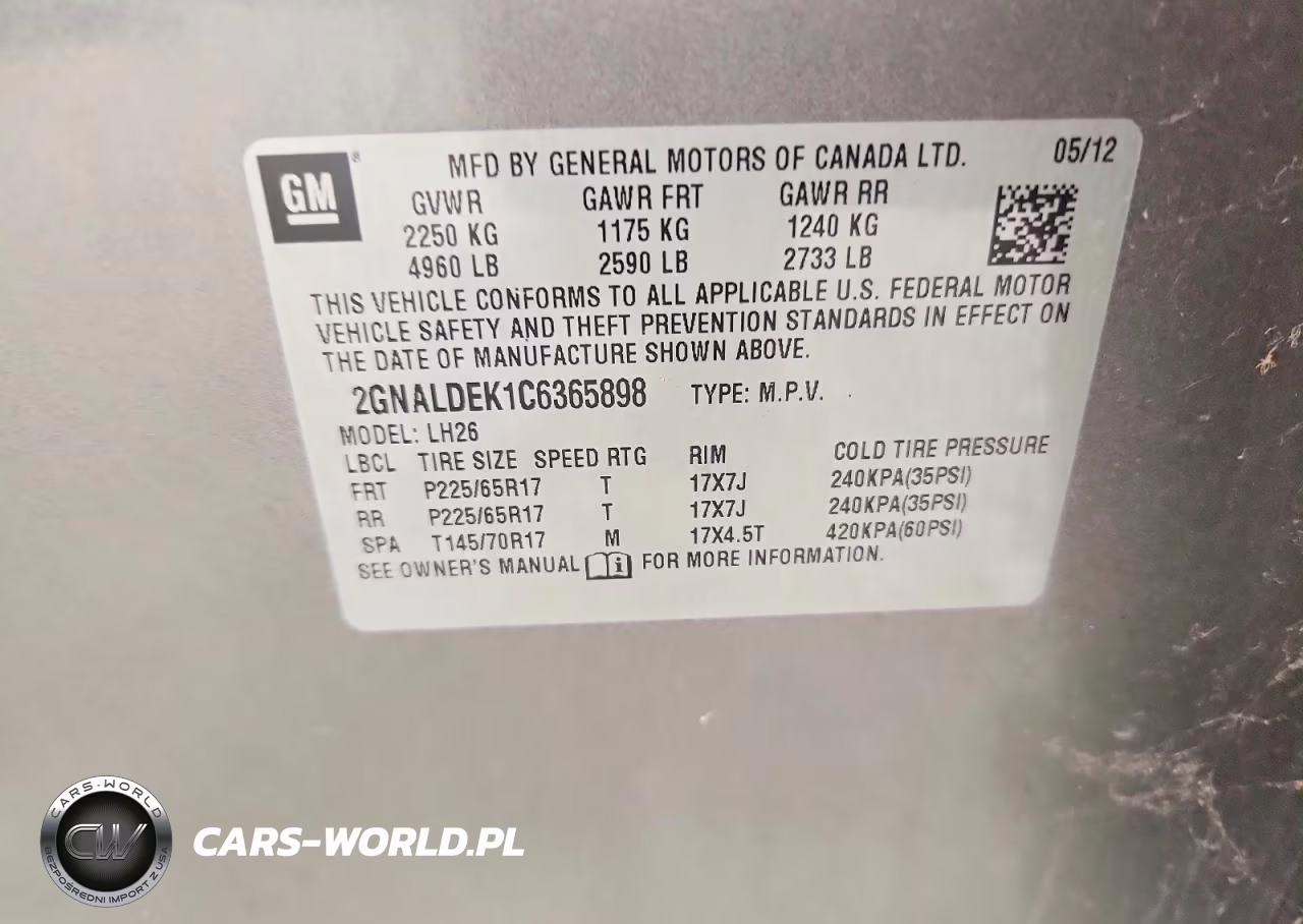 2012 Chevrolet Equinox Lt VIN:2GNALDEK1C6365898 - 13