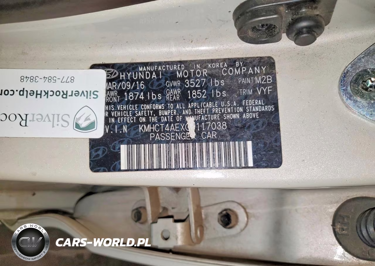 2016 Hyundai Accent Se VIN:KMHCT4AEXGU117038 - 12