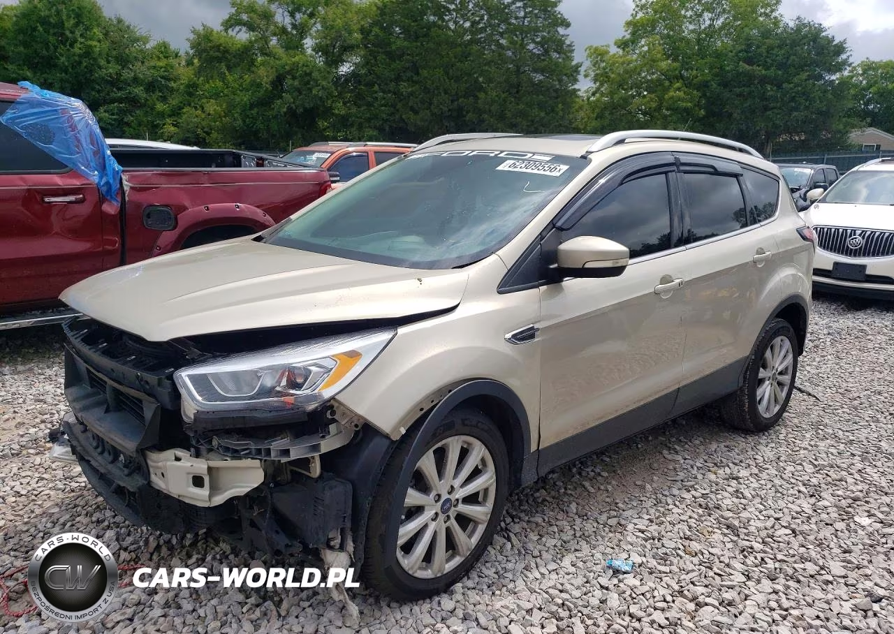 2017 Ford Escape Titanium VIN:1FMCU0J9XHUE01330 - 1