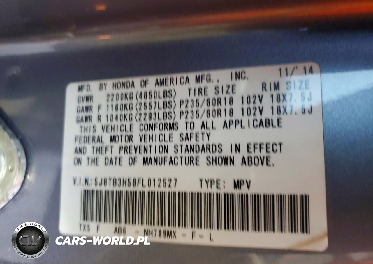 2015 Acura Rdx Technology VIN:5J8TB3H58FL012527 - 13