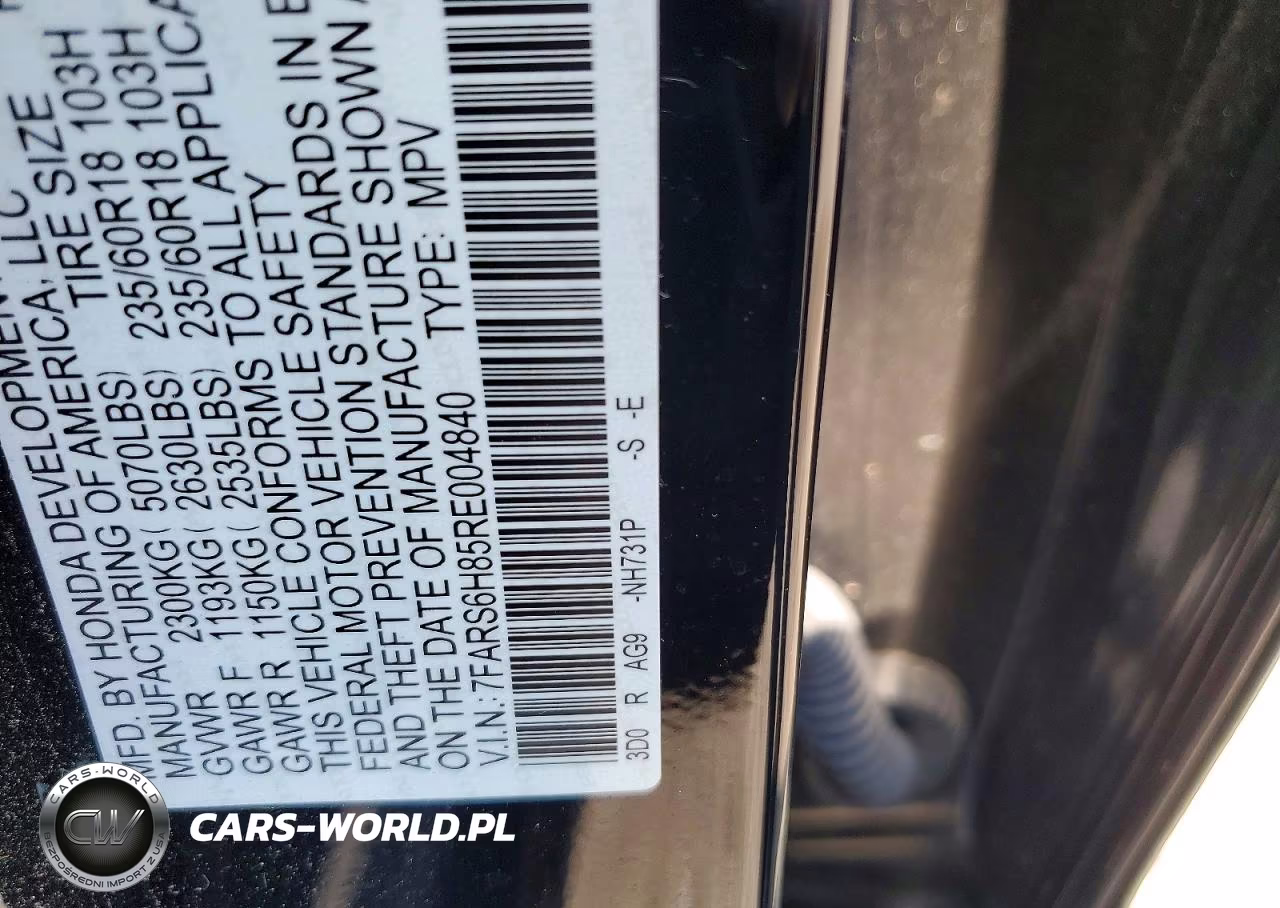 2024 Honda Cr-V Sport-L VIN:7FARS6H85RE004840 - 14