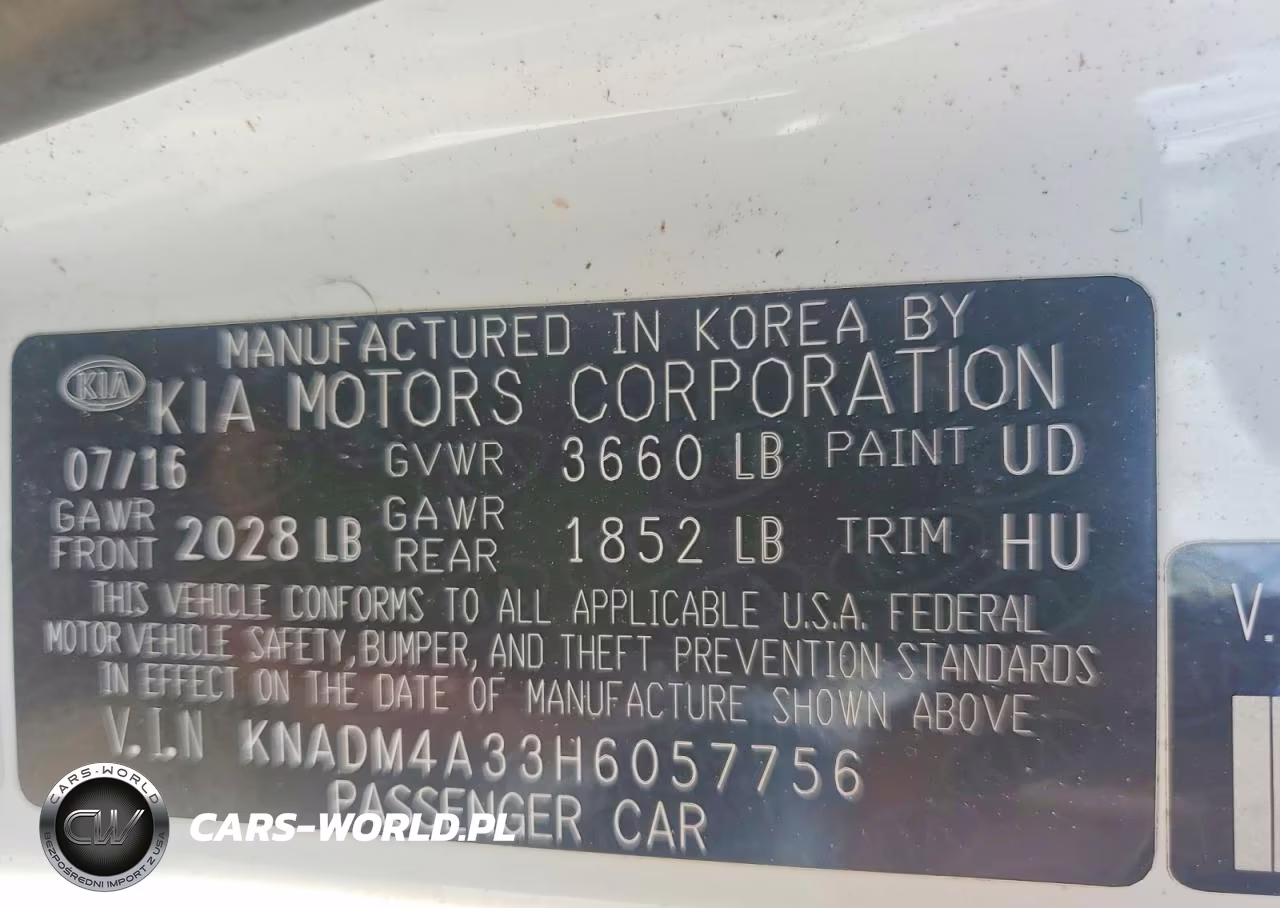 2017 Kia Rio Lx VIN:KNADM4A33H6057756 - 13