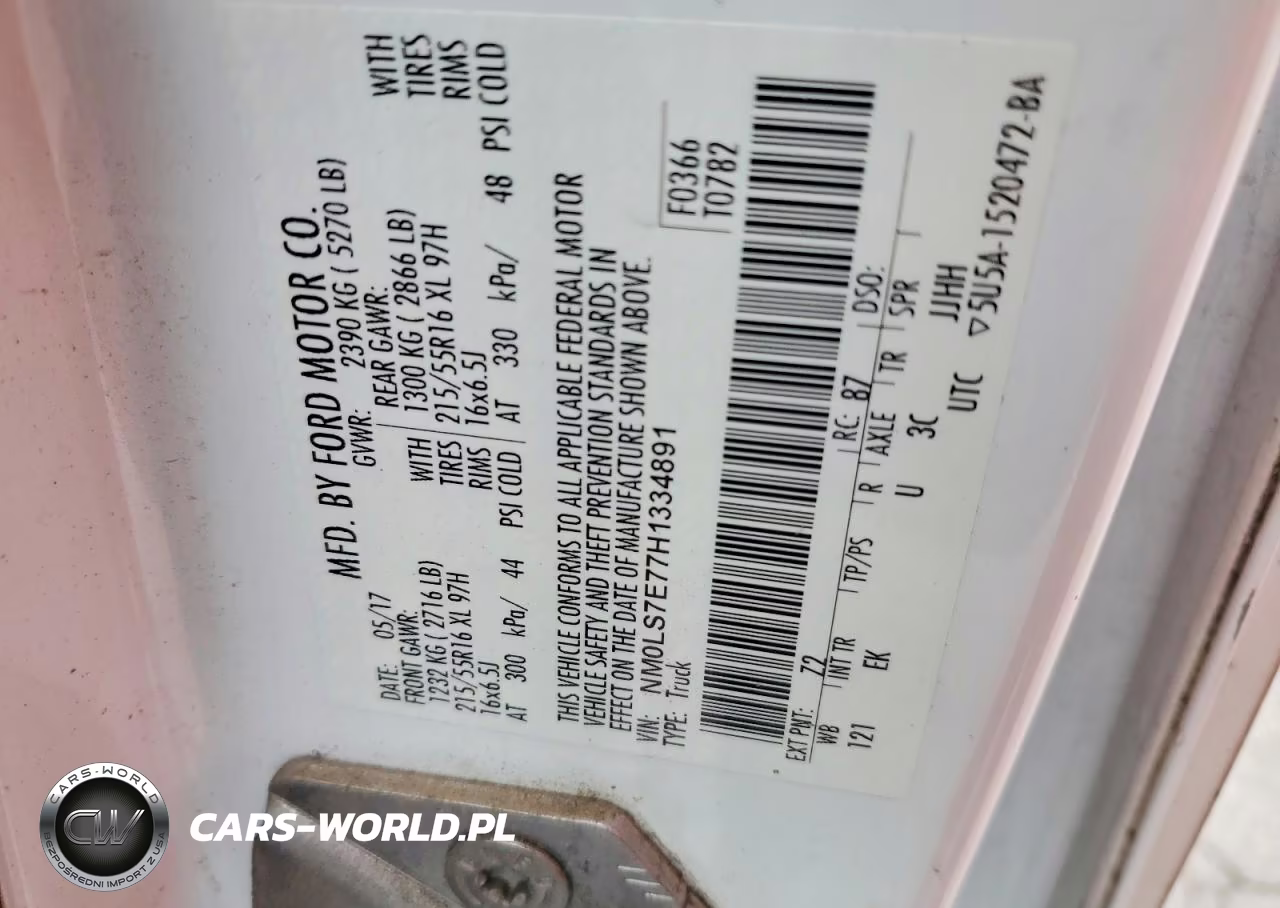 2017 Ford Transit Connect Xl VIN:NM0LS7E77H1334891 - 12