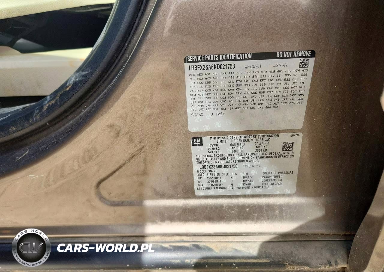 2019 Buick Envision Essence VIN:LRBFX2SA6KD021758 - 13