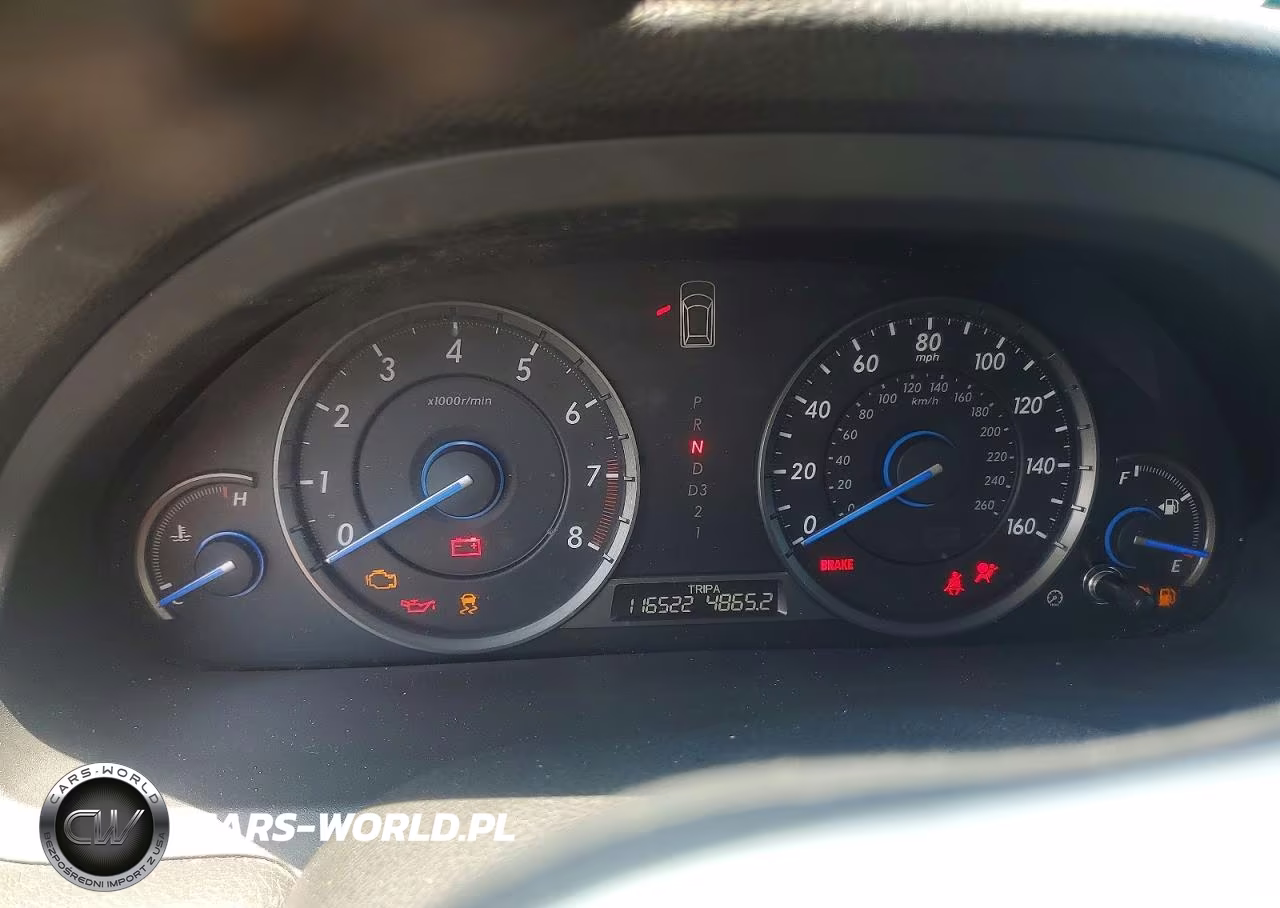 2012 Honda Crosstour Exl VIN:5J6TF1H5XCL001333 - 9
