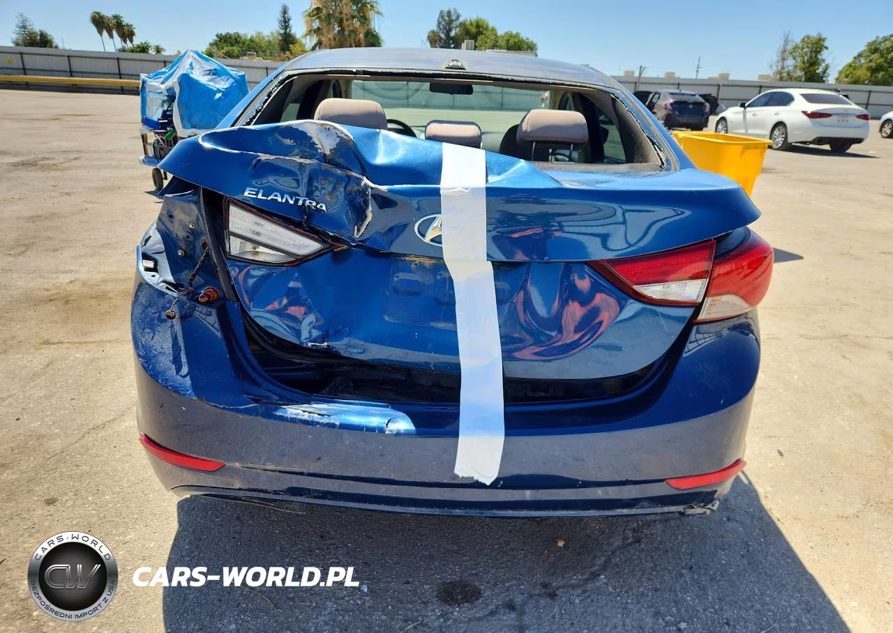 2015 Hyundai Elantra Se VIN:KMHDH4AEXFU304168 - 6