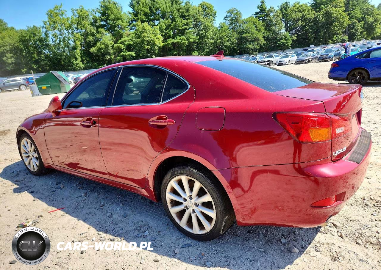 2007 Lexus Is 250 VIN:JTHCK262572012444 - 2